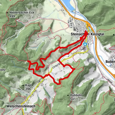 Panorama route around the Untertal