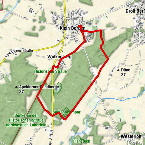 Historische Straße – Hümmling-Pfade
