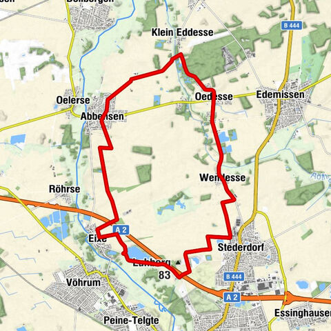  Abendtour: Stederdorf-Abbensen-Edesse-Stederdorf - Lieblingsradtour