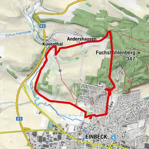 VitalWeg 3 - Wald- und Feldrunde über Andershausen