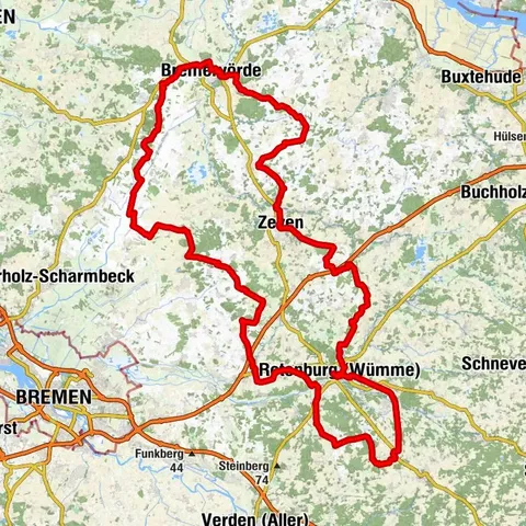 Königsschleife - Rennradtour im LK Rotenburg