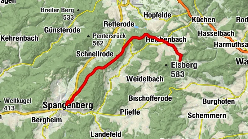 AN01 Spangenberg - Große Steine