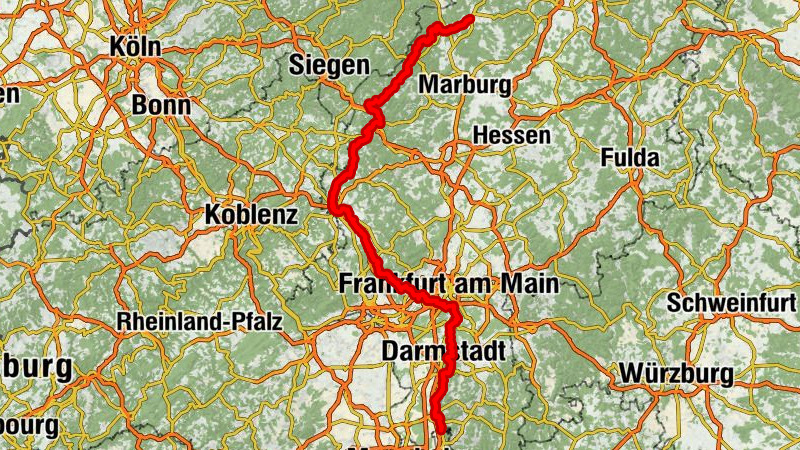 Hessischer Radfernweg R8