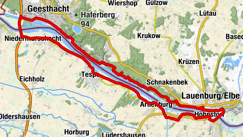 Elbe-Rundtour (Hohes Elbufer)