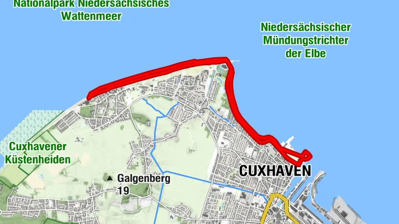 Cuxhaven - Terrainkurweg 5