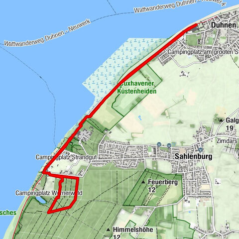 Cuxhaven - Terrainkurweg 2