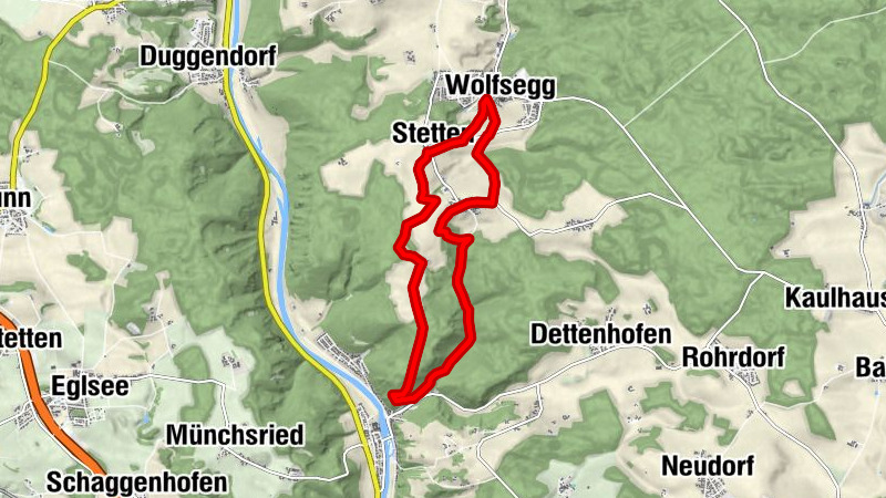 Wolfsfährte zur Weißen Frau - Schlaufenweg am Jurasteig