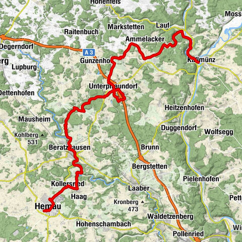 Obsterlebnisweg Hemau-Beratzhausen-Kallmünz (Radtour)