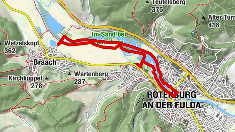 R4 Spazierrundweg Fuldaaue