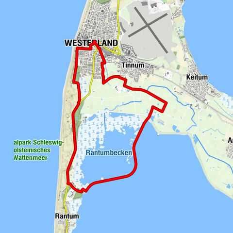 Rundtour um das Rantumbecken