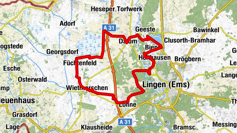 Vom Moor an den Strand