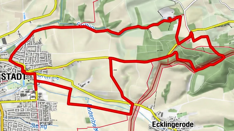 Duderstadt. Rundweg zur Roten Warte