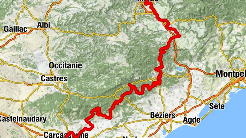 FROM MILLAU TO CARCASSONNE BY MTB ON THE GTMC AND THE PASSA MERIDIA