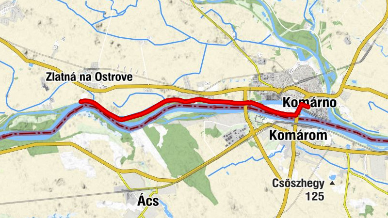 ST205b Zlatná na Ostrove - Komárno