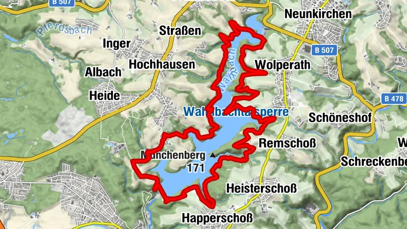 Erlebnisweg Sieg | Talsperrenweg | Siegburg