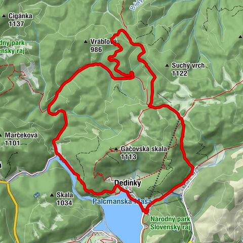 Zejmarská gorge and Malé Zajfy valley / Slovak Paradise