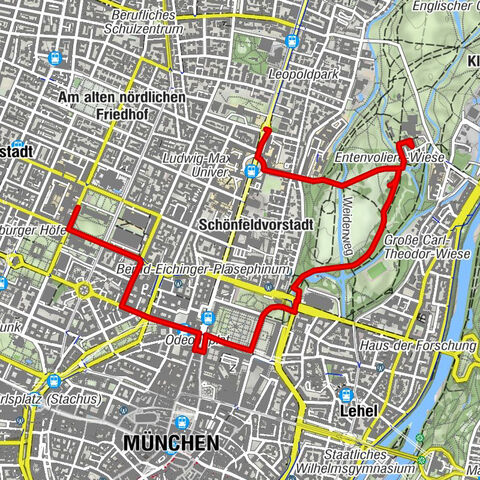 Maxvorstadt - turning grey into green