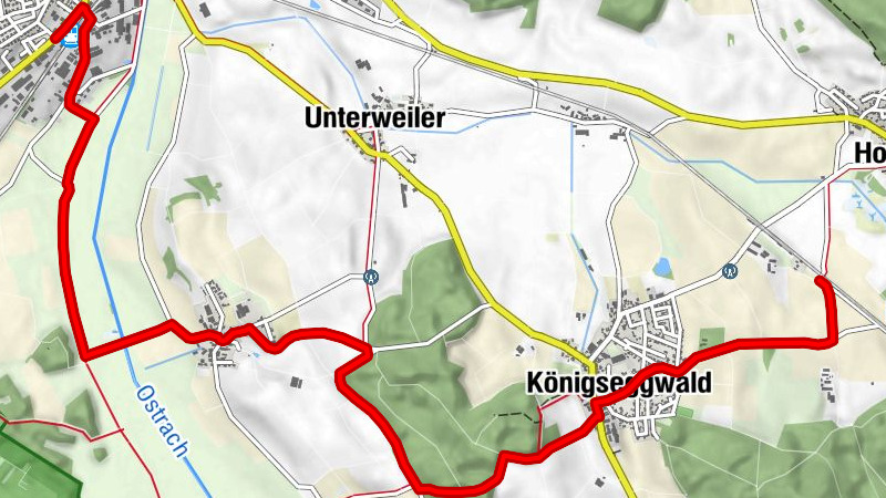 Räuberweg für Fußgänger
