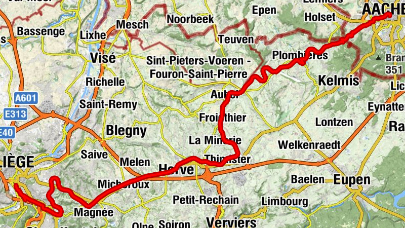 ´FREIE BAHN DURCHS SCHLEMMERLAND - Über den RAVeL von Aachen nach Lüttich