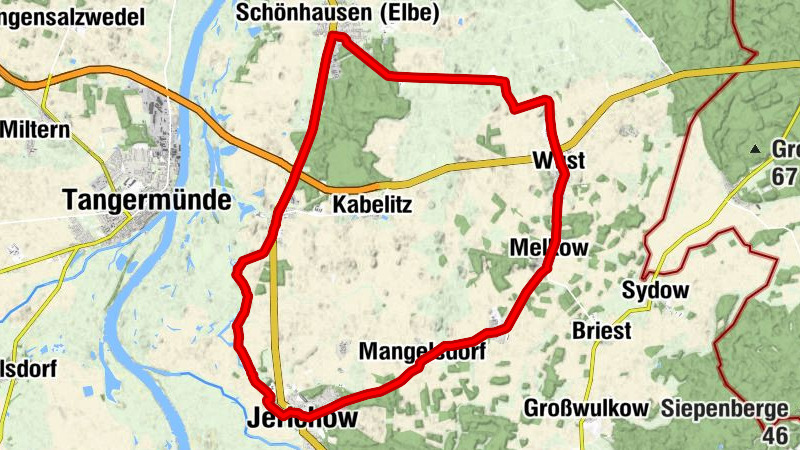 Klosterroute - Radeln nach Zahlen im Elb-Havel-Winkel