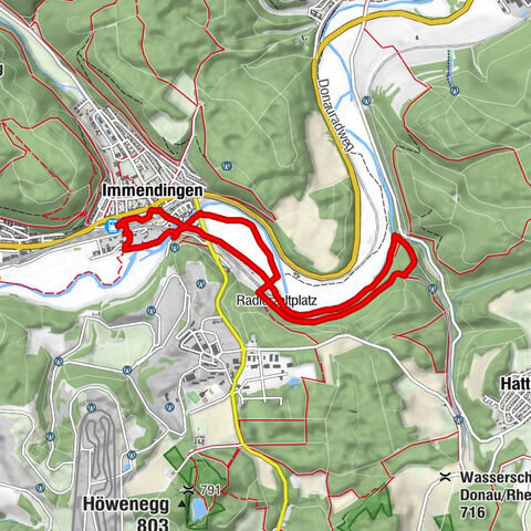 An der jungen Donau und durch ihr steinernes Bett