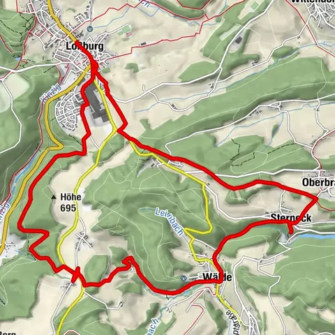 Von Loßburg zur Ruine Sterneck