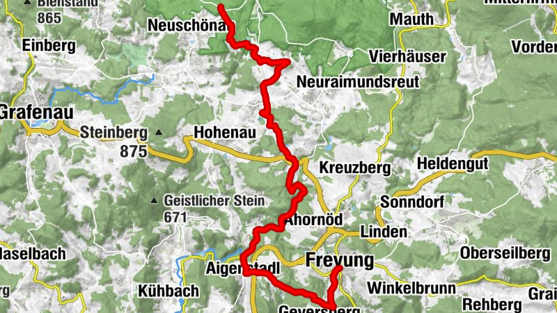 Wanderlinie Silberdistel (Freyung - Nationalparkzentrum Lusen)