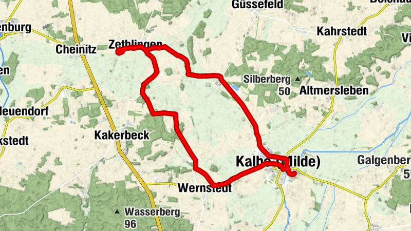 Rund um Kalbe (Milde) - Eine Radtour zu den Langobarden