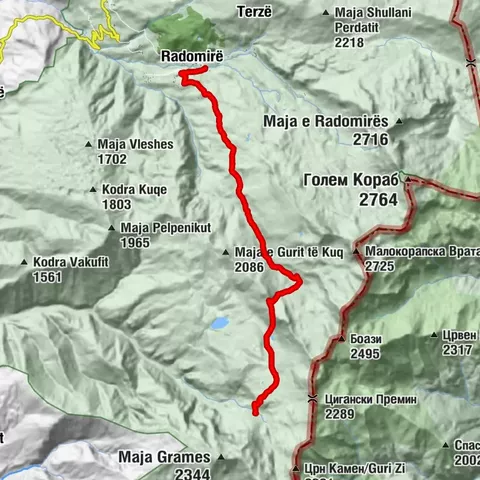 Crossing the Korab Mountains - Stage 4: Radomire - Grama