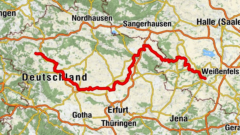 An den Ufern der Unstrut - der Unstrut-Radweg