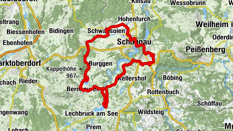 Pfaffenwinkel Radrundfahrt, 55km