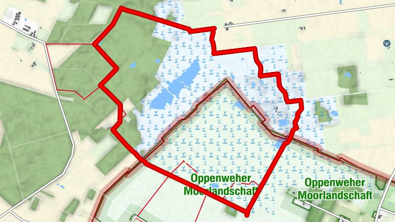 Oppenweher Moor – Rundwanderweg I (rot)