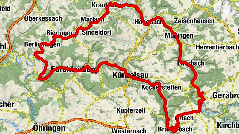 Doppeltes Lottchen, Radparadies Hohenlohe