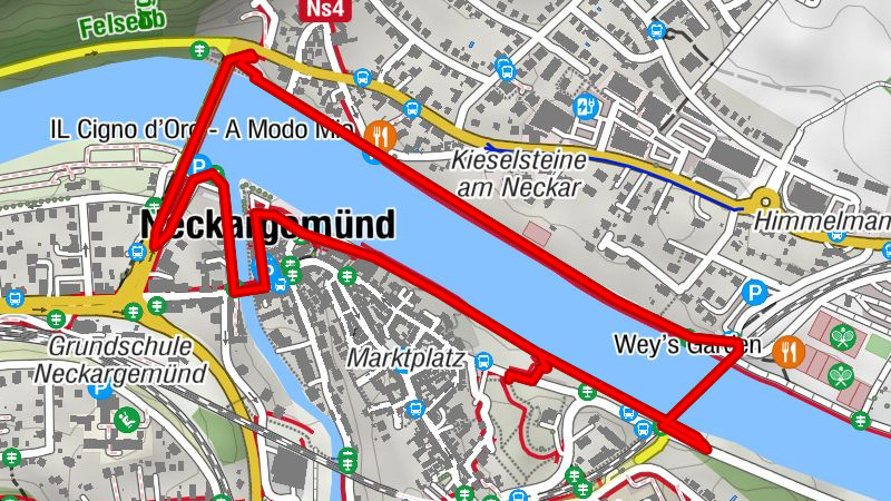 Hochwasserpfad Neckargemünd