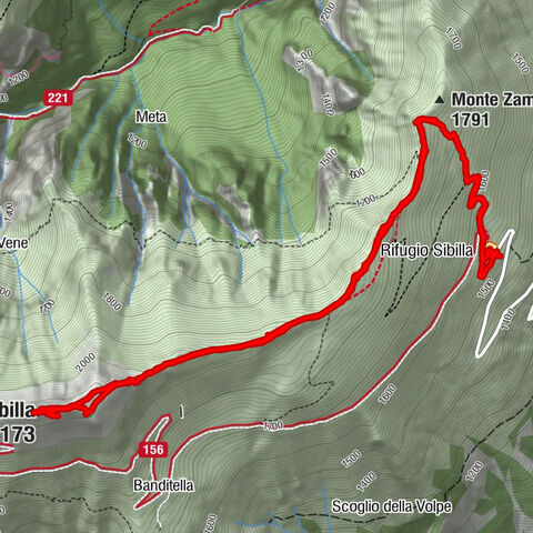 Sibilla alla grotta e ritorno