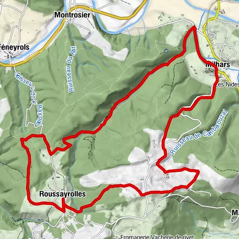 MTB route no.25 Le Bonnan