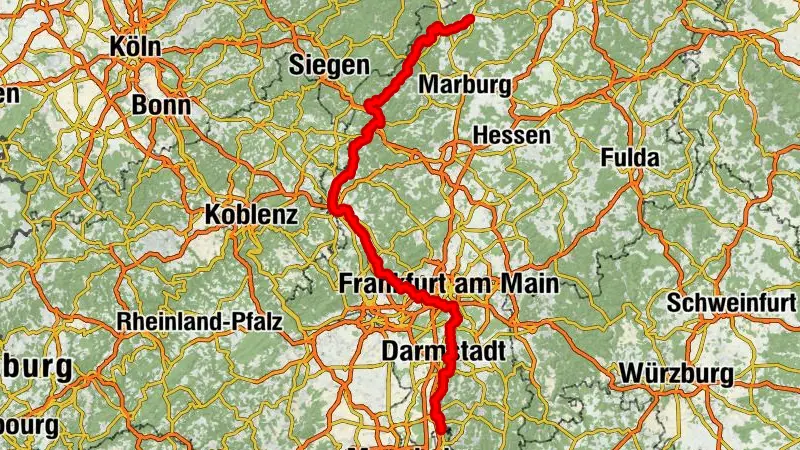 Hessischer Radfernweg R8