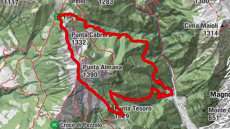 Punta Almana giro ad anello