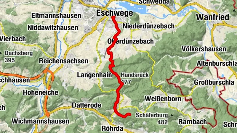 X5 H (8) Eschwege-Schieferstein (Röhrda)