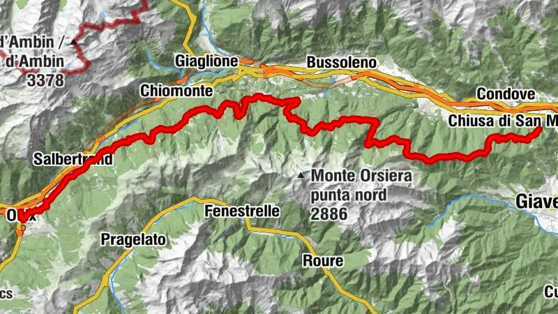 SENTIERO DEI FRANCHI - From Oulx to Sacra di San Michele