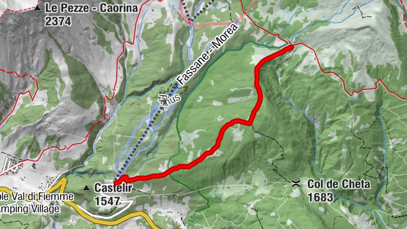 Le baite di Canvere da Castelir