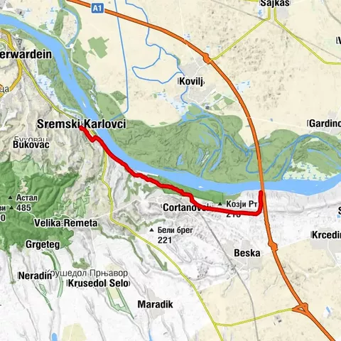 ST327 Sremski Karlovci - Beška (most)