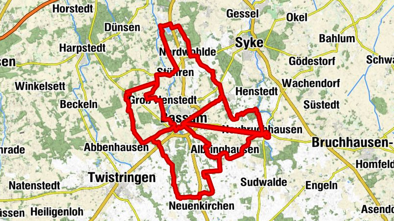 Bassumer Fahrrad-Rundweg