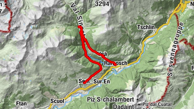 Sent – Val Sinestra – Vnà – Ramosch