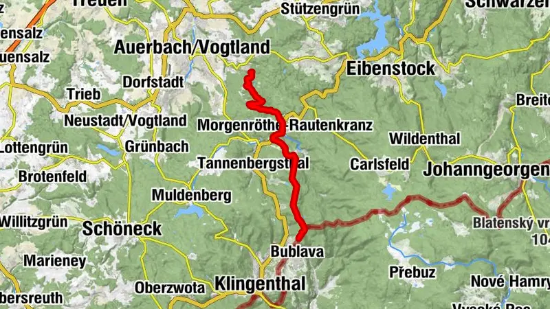Vogtland Panorama Weg® - Etappe 10 (Klingenthal - Vogelsgrün)