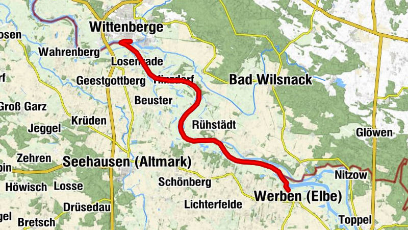 Von der Hansestadt Werben nach Wittenberge – Naturerlebnis auf der Elbe