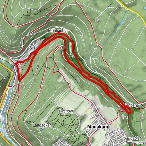 Wild romantic Monbach Valley
