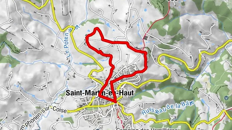 Circuit de randonnée H : Rochefort
