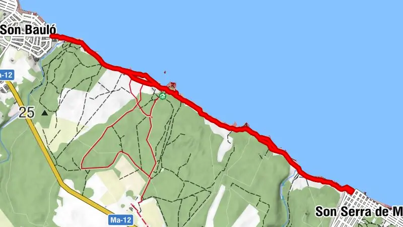 Entlang der Küste von Can Picafort