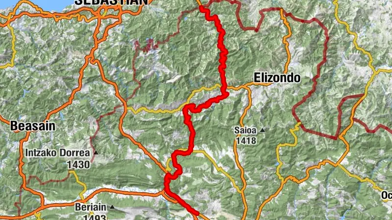 Endarlatsa - Endarlatsako eliza - Ibaia - Sarasa